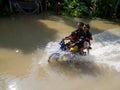 Monsoon season in Ayuttaya, Thailand 2011