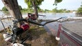 Monsoon season in Ayuttaya, Thailand 2011