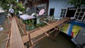 Monsoon season in Ayuttaya, Thailand 2011