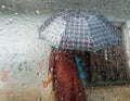 Monsoon season in Kathmandu, Nepal