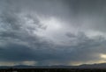 Monsoon storm, the Black Mountains, Arizona Royalty Free Stock Photo