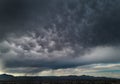 Monsoon storm, the Mohave Desert, Arizona Royalty Free Stock Photo