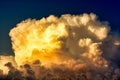 Monsoon Storm Clouds at Sunset Royalty Free Stock Photo