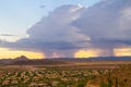 A Monsoon Storm over Arizona Royalty Free Stock Photo