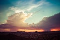 A Monsoon Storm over Arizona Royalty Free Stock Photo