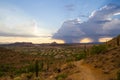 A Monsoon Storm over Arizona Royalty Free Stock Photo