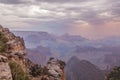 Grand Canyon Summer Storm Royalty Free Stock Photo