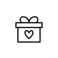 Favourite Gift Reward Vector Icon Royalty Free Stock Photo