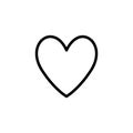 A simple line Heart Icon design