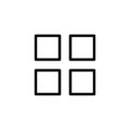 A simple line Thumbnails Icon design