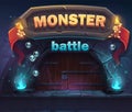 Monster battle GUI boot window