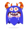 Monster cartoon illustration. Vector isolated Royalty Free Stock Photo