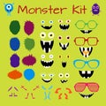 Monster and Character Creation Kit Royalty Free Stock Photo