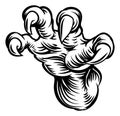 Monster Claw Talons Hand Royalty Free Stock Photo