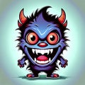 monster cute design cartoon illustration