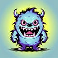 monster cute design cartoon illustration