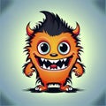 monster cute design cartoon illustration