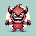 monster cute design cartoon illustration