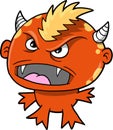 Monster Devil Vector Illustration Royalty Free Stock Photo