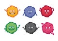 Monster emoji emoticons