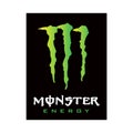 Monster Energy logo editorial illustrative on white background