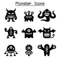Monster icon set