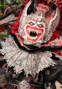 Monster mask in carnival of Bayaguana