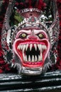 Monster mask in carnival of Bayaguana