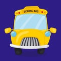 Monster School Bus 06 Royalty Free Stock Photo