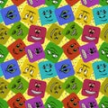 Monster Smileys, Seamless