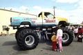 Monster truck on display