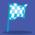 MONSTER TRUCK FLAG BLUE 13