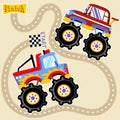 Monster trucks Royalty Free Stock Photo