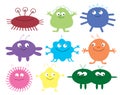 Monsters collection Royalty Free Stock Photo