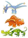 Monsters Dinosaurs Royalty Free Stock Photo