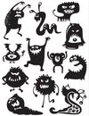 Monsters silhouettes