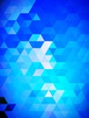 A monstrous handsome pattern of 3D Cubes in light blue Royalty Free Stock Photo