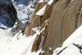 Mont Blanc climbing Royalty Free Stock Photo