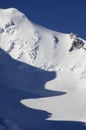 Mont Blanc massif Royalty Free Stock Photo