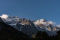 Mont Blanc massif. Les Grandes Jorasses, the Planpincieux glacier.