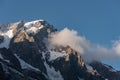 Mont Blanc massif. Les Grandes Jorasses, the Planpincieux glacier.