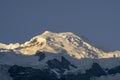 Mont Blanc massif at sunrise. Alps