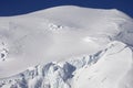 Mont Blanc massif Royalty Free Stock Photo