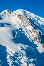 Mont Blanc, Mont Blanc Massif, Chamonix, Alps, France Royalty Free Stock Photo