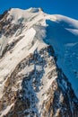 Mont Blanc, Mont Blanc Massif, Chamonix, Alps, France Royalty Free Stock Photo