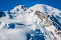 Mont Blanc, Mont Blanc Massif, Chamonix, Alps, France Royalty Free Stock Photo