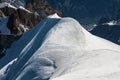 Mont Blanc, Mont Blanc Massif, Chamonix, Alps, France Royalty Free Stock Photo