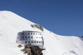 Mont Blanc, Refuge Du Gouter 3835 m, The popular starting point for attempting the ascent of Mont Blanc , France Royalty Free Stock Photo