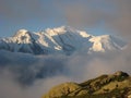 Mont Blanc in sunset