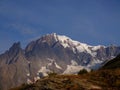 Mont blanc view italy Royalty Free Stock Photo